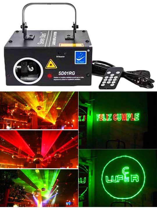 Лазерный проектор для рисования на асфальте